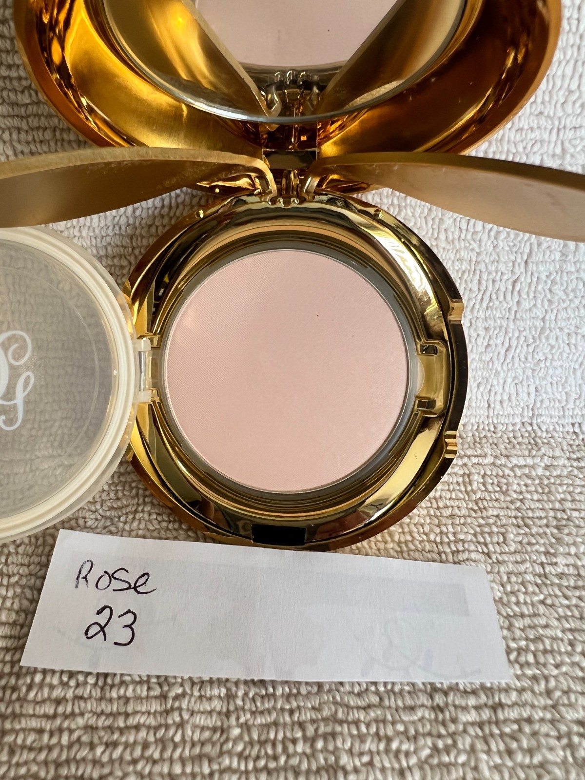 Guerlain Twin Set Compact Creme Foundation SPF 15 Rose # 23 NWOB RARE