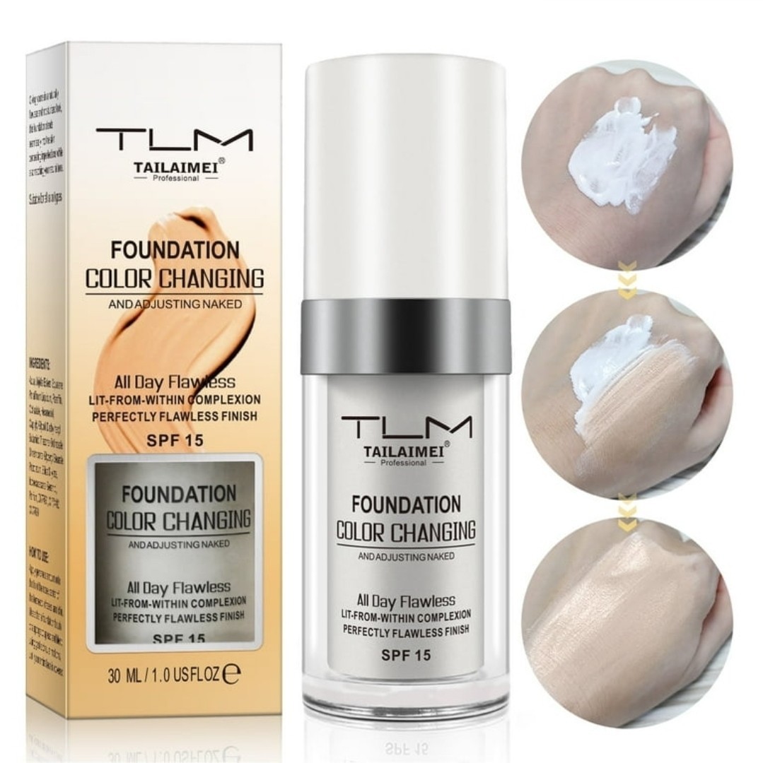 *NEW/SEALED* TLM Color Changing Liquid Foundation 1 oz. Self-Adjusts-Exp 11/28