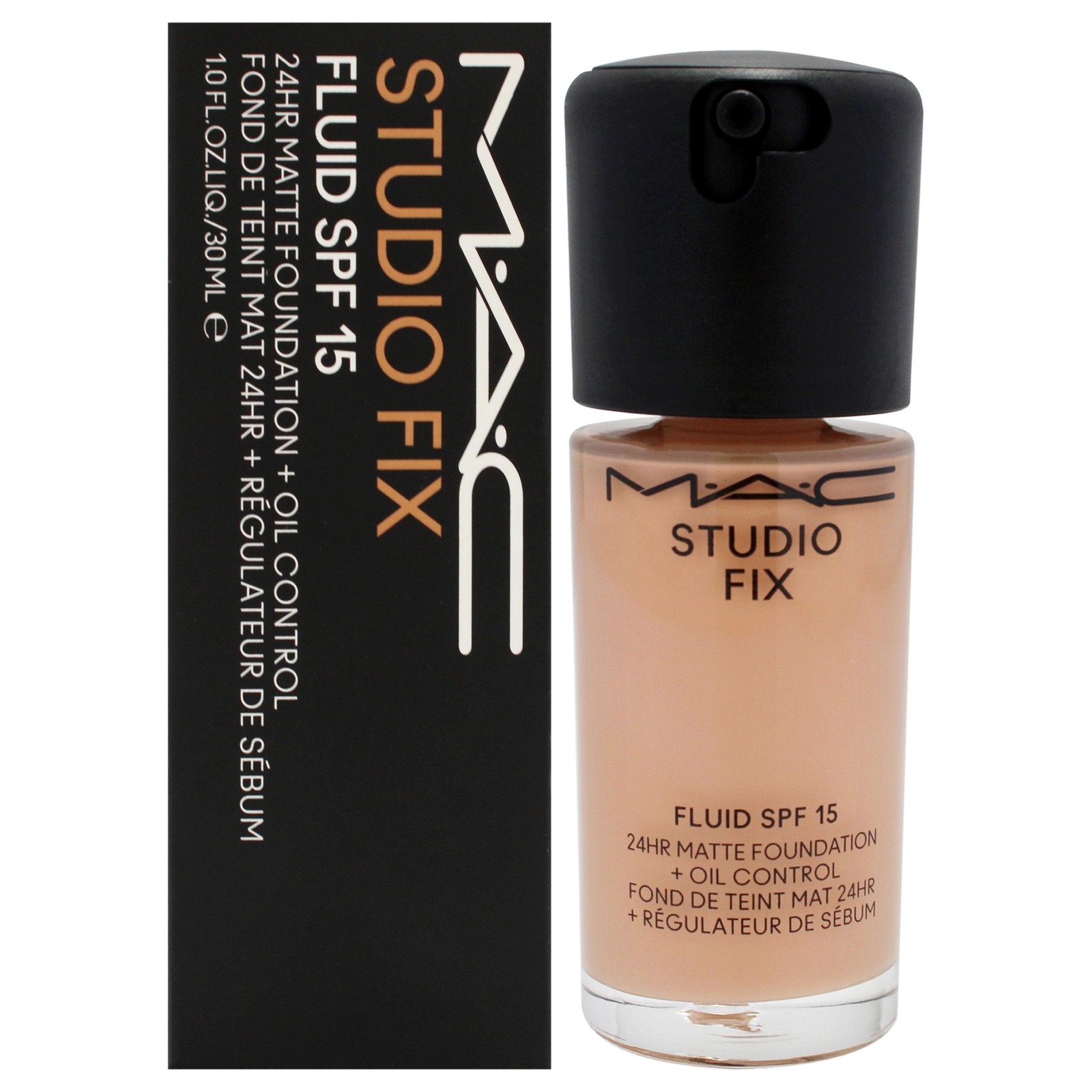 Studio Fix Fluid SPF 15 24HR Matte Foundation-NW30 Medium Beige by MAC -1oz