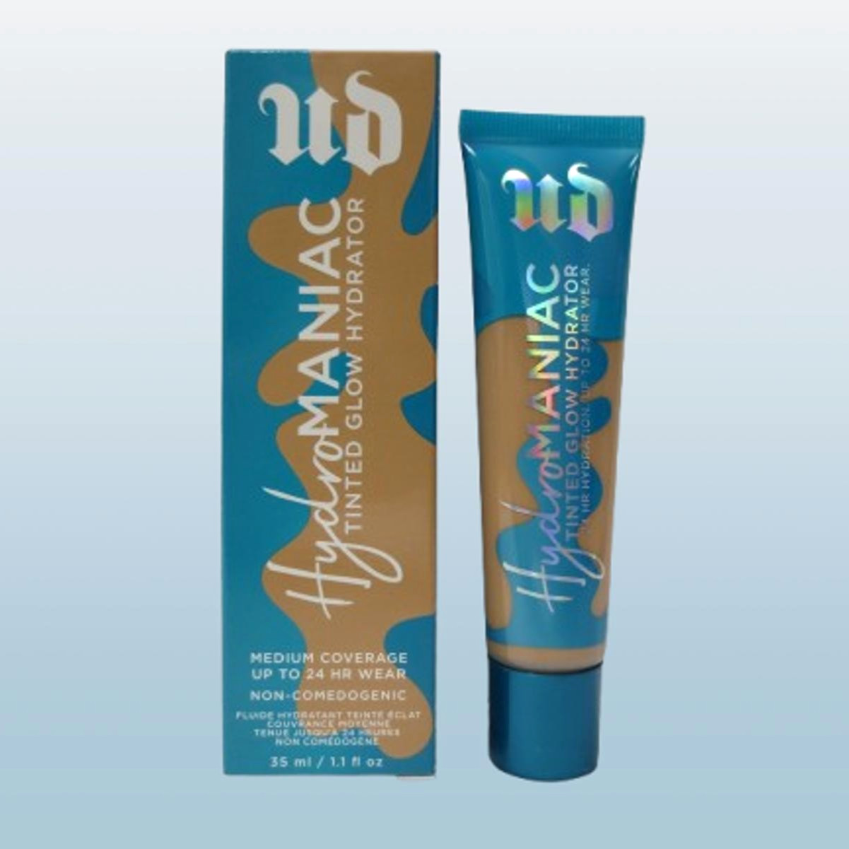 URBAN DECAY HYDROMANIAC TINTED GLOW HYDRATOR #41 LIGHT MEDIUM 1.1 OZ BOXED