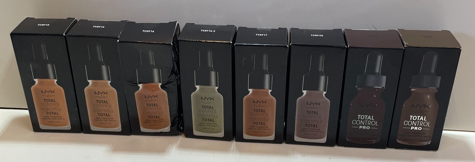 NYX Professional Total Control/Pro Drop Foundation CHOOSE YOUR SHADE