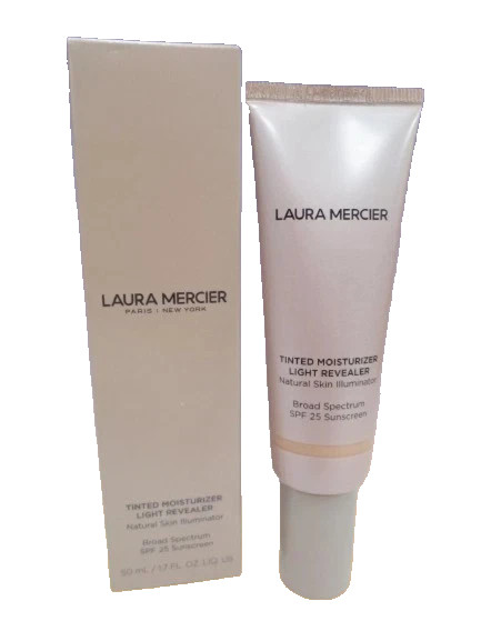 LAURA MERCIER TINTED MOISTURIZER LIGHT REVEALER SPF25 1C0 CAMEO 1.7 OZ EXP 2027