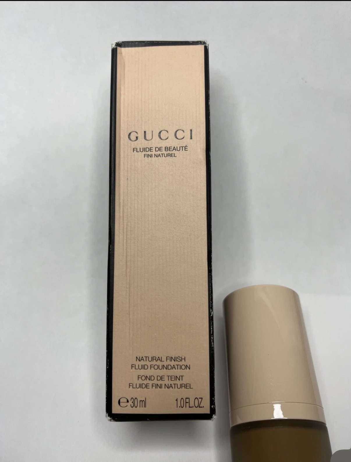 Authentic GUCCI Natural Finish Fluid Foundation Medium 370O 30ml 1oz