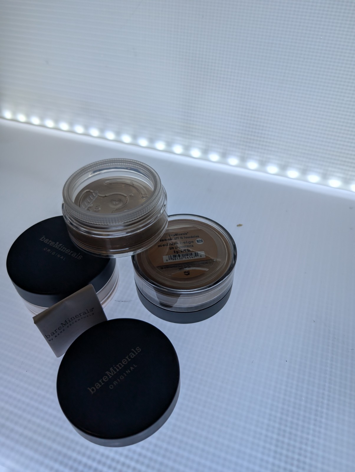 3 X Bareminerals Foundation Medium Beige N20 8g (Lot/Pack Of 3).
