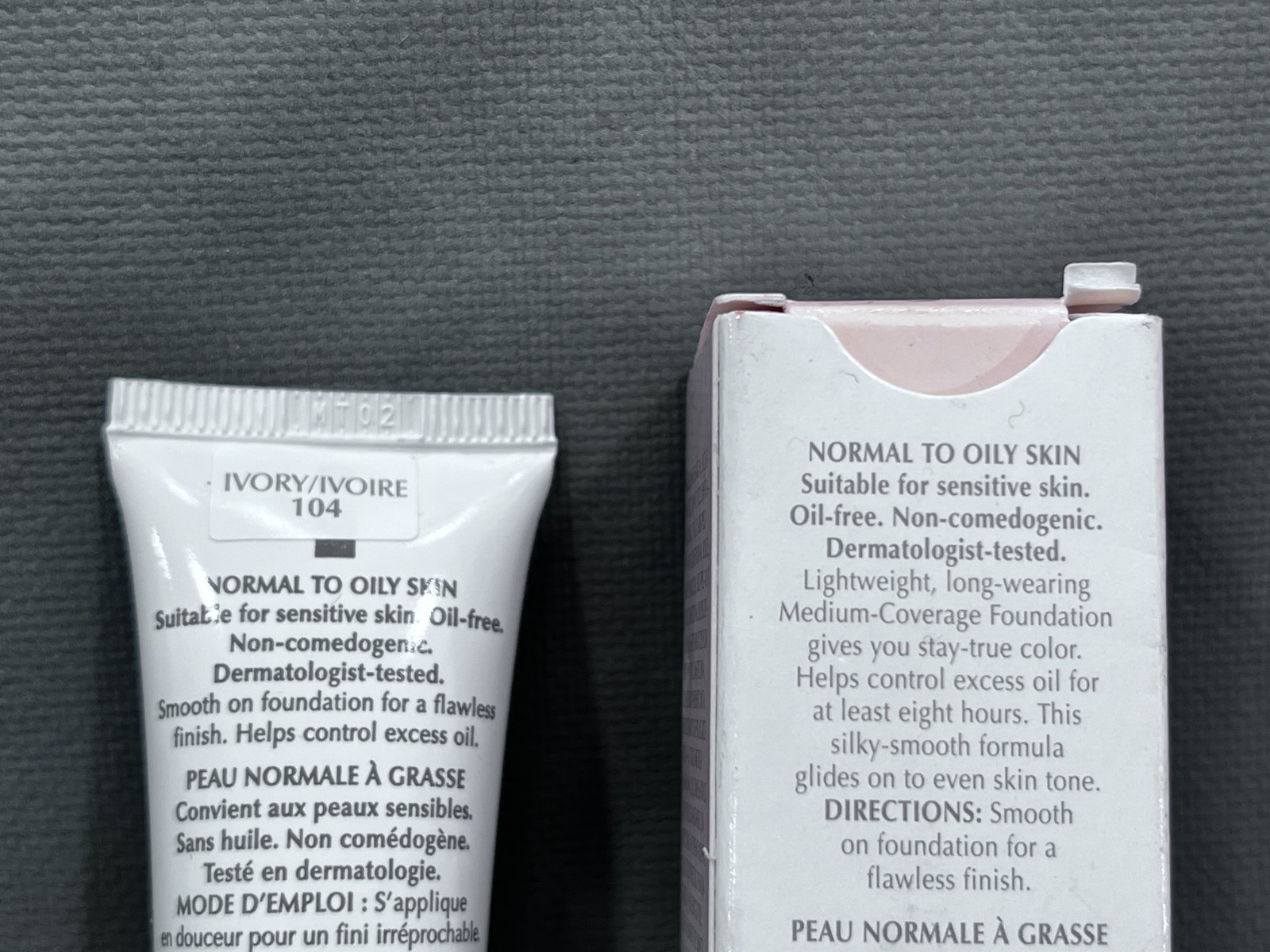 MARY KAY Medium Coverage Foundation, Ivory 104, Normal to Oily Skin, Pink Cap