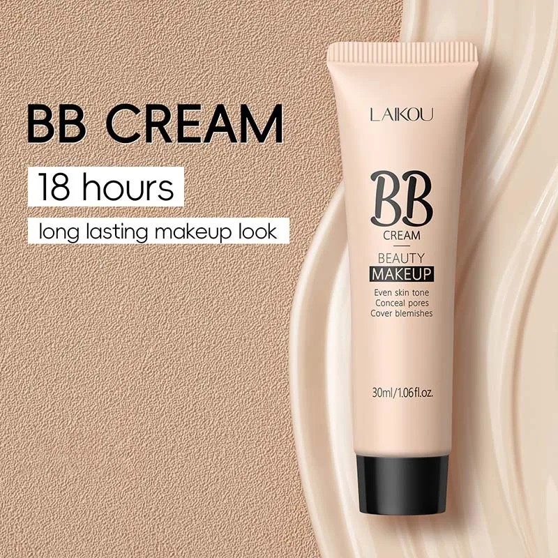BB Cream Waterproof Foundation Concealer Brighten Skin Tone Makeup 30ml