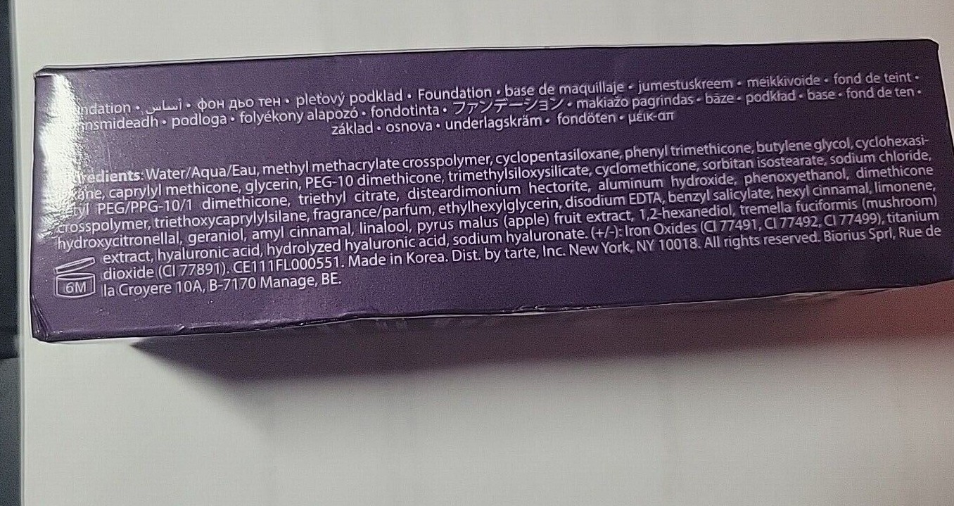 Tarte Face Tape Foundation Full Coverage Waterproof 1.01fl oz, NIB CHOSE SHADE