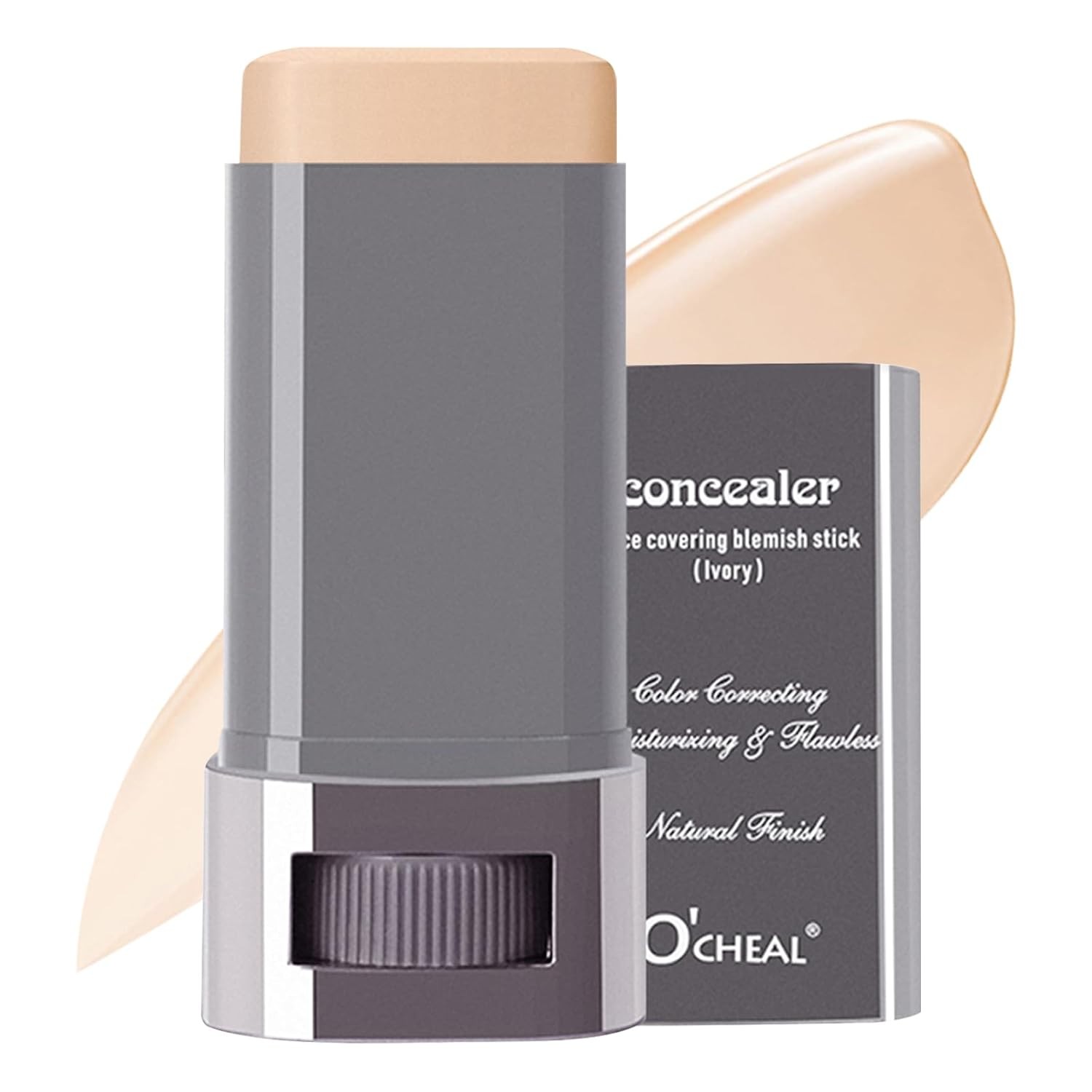 Hydrating Tinted Concealer Stick, Full Coverage Face Makeup for All Skin Types,