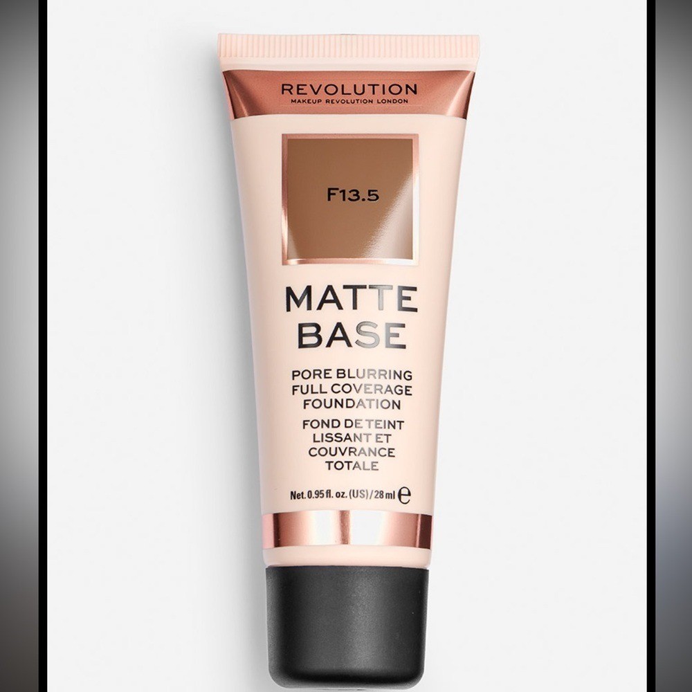 F13.5 | Makeup Revolution Matte Base Foundation – Shade F13.5
