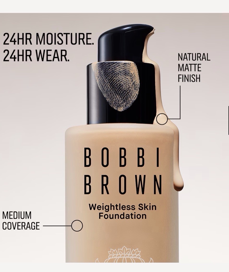 Bobbi Brown Weightless Skin Foundation SPF 15 Beige N-042 Liquid Medium Matte