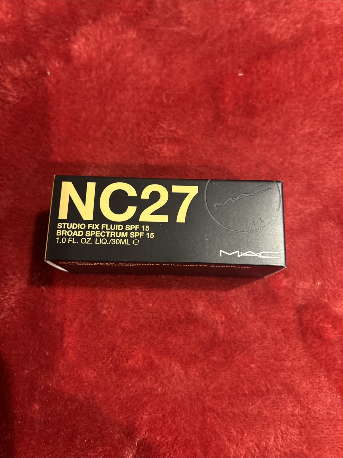 MAC Studio Fix Fluid SPF 15 – NC27 – 1.0 Fl. OZ. LIQ./30ML