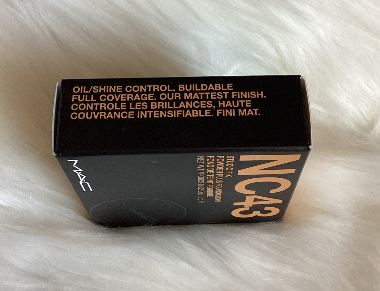 MAC Studio Fix Powder Plus Foundation ~ NC43 ~ 0.52oz/15g Full Size NIB