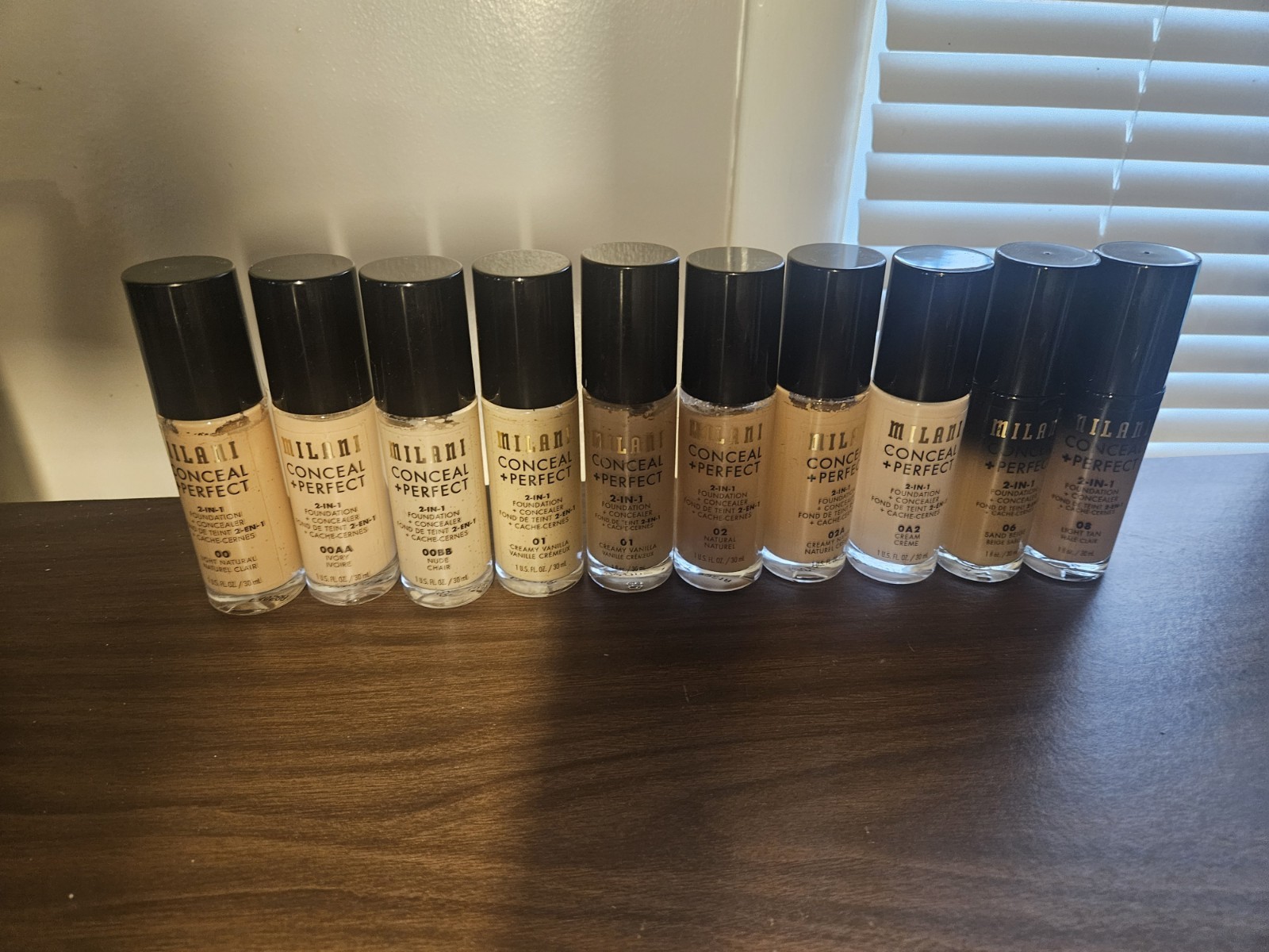Milani Conceal+Perfect 2-in-1 Foundation+Concealer choose color