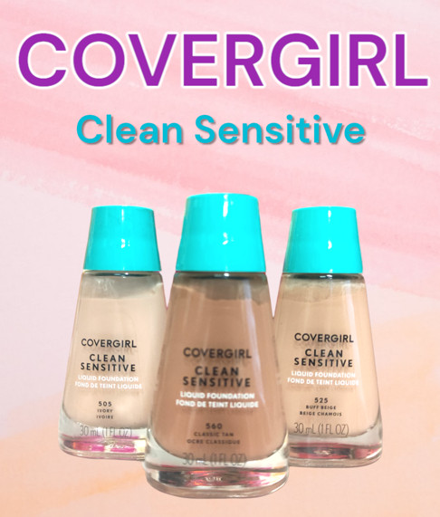 COVERGIRL Clean Sensitive -Liquid Foundation 1oz LatestVersion Choose Your Shade