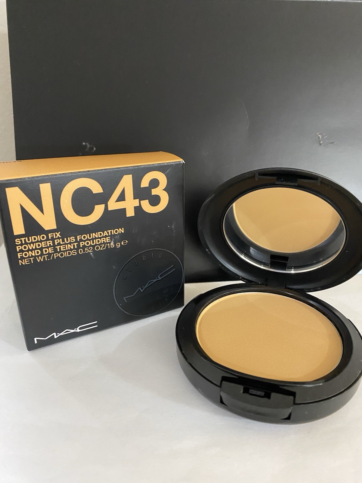 MAC Studio Fix Powder Plus Foundation, Full Size, 15g ~ NC43 ~ Original Formula