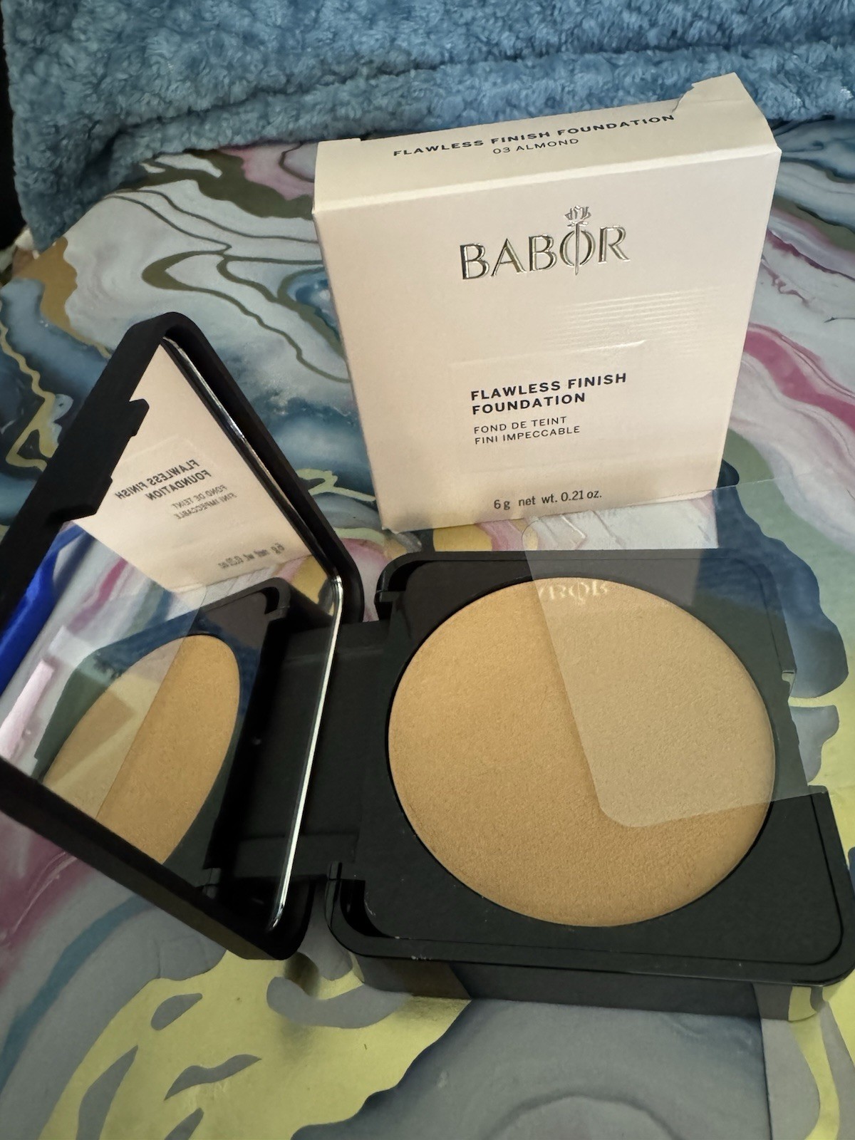 BABOR Flawless Finish Foundation Compact NIB Shade 03 Almond