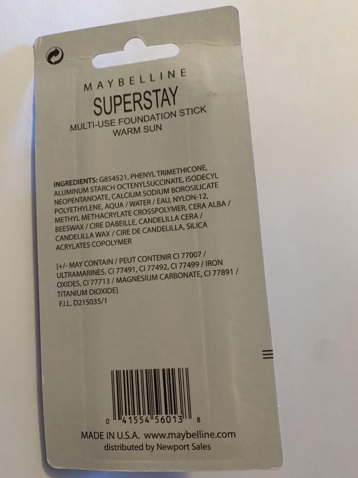 Maybelline Superstay Multi-use Foundation Stick 334 Warm Sun