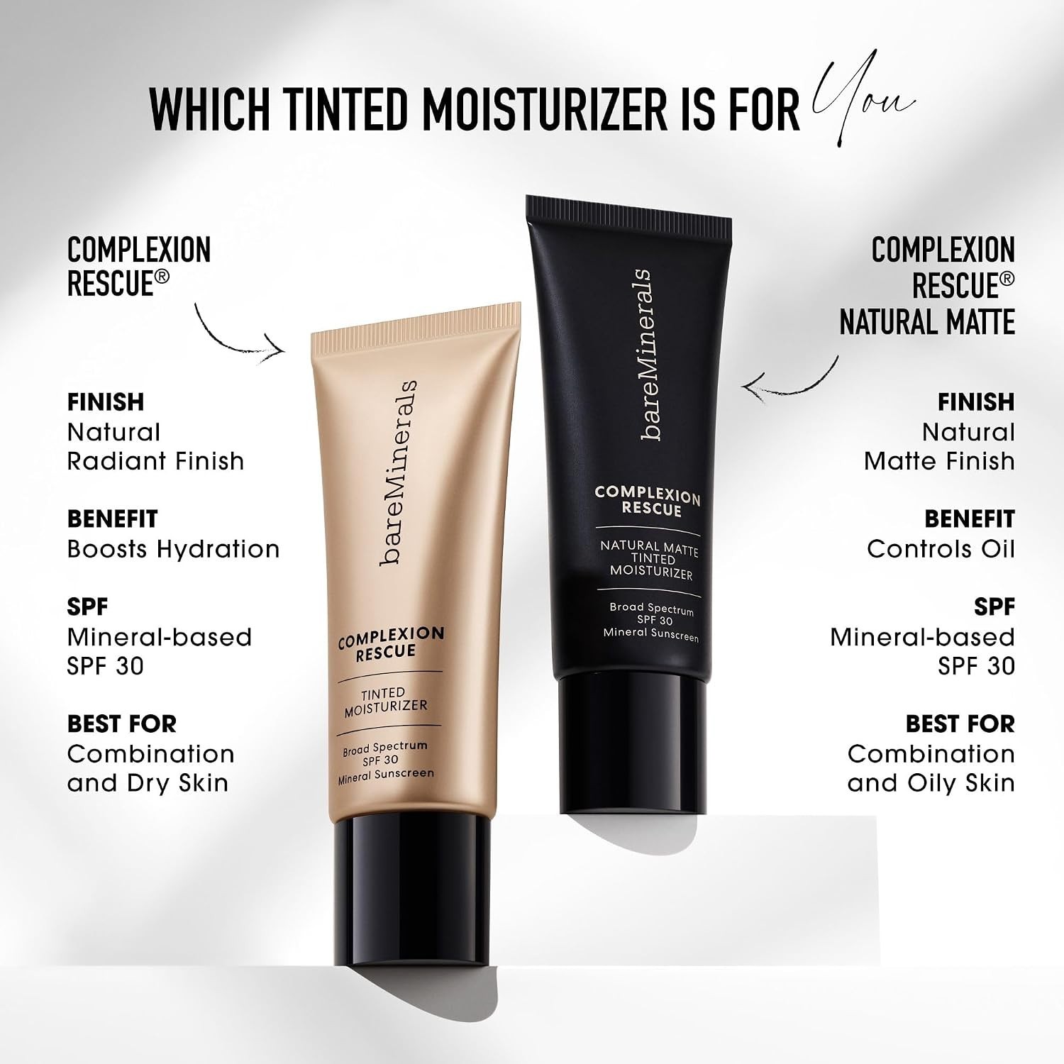 bareMinerals Complexion Rescue SPF 30 Tinted Gel Cream Buttercream 03 New