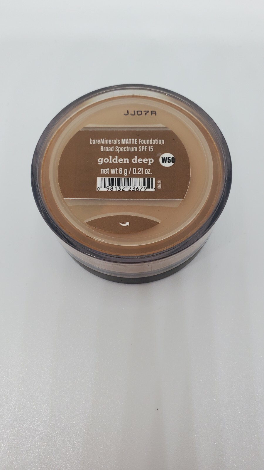 bareMinerals Loose Powder Matte Foundation SPF15 Golden Deep W50, 6g/0.21oz
