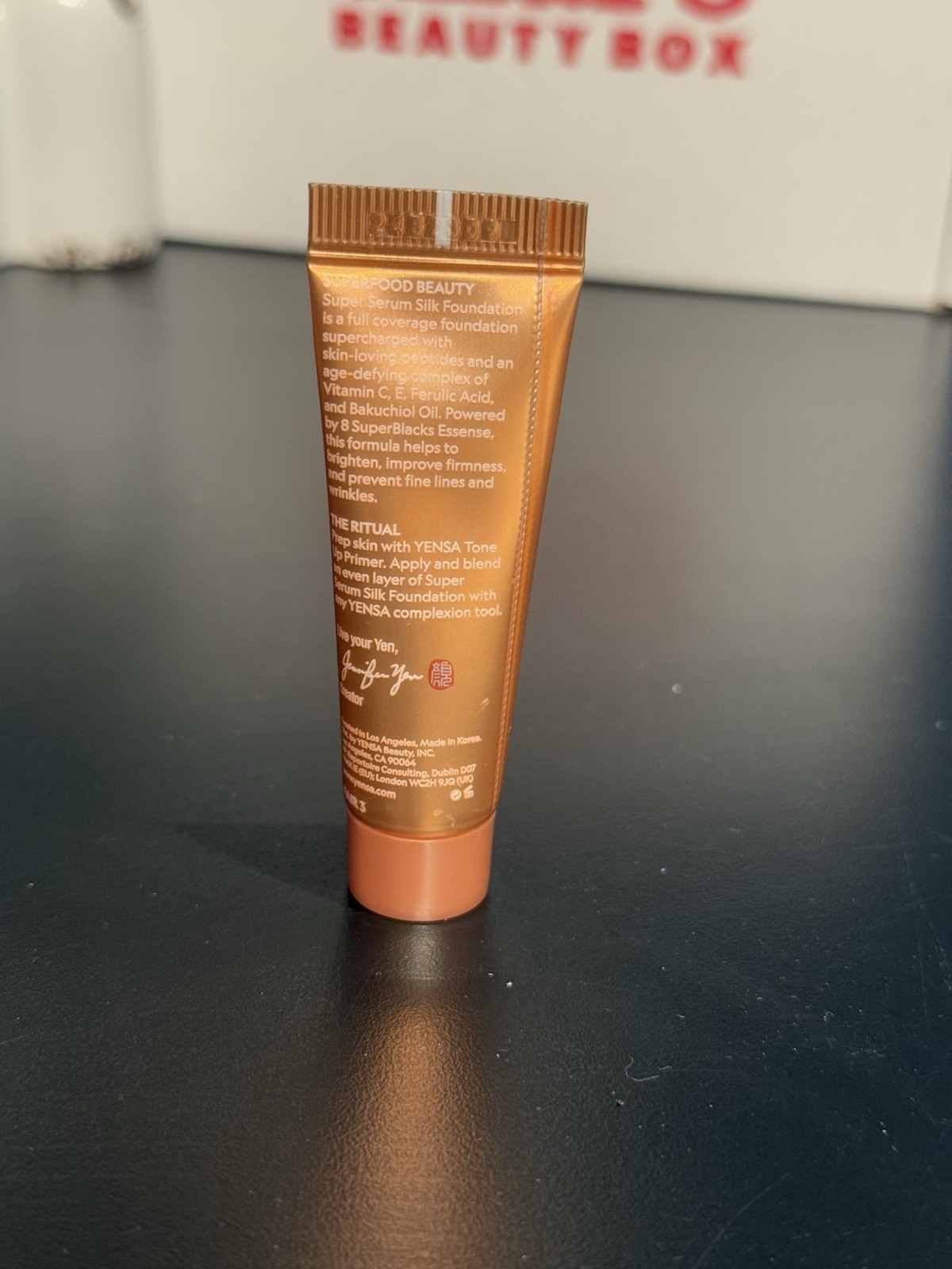 YENSA SUPER SERUM SILK FOUNDATION VITAMIN C+E “Fair3” Travel Size 0.34oz New