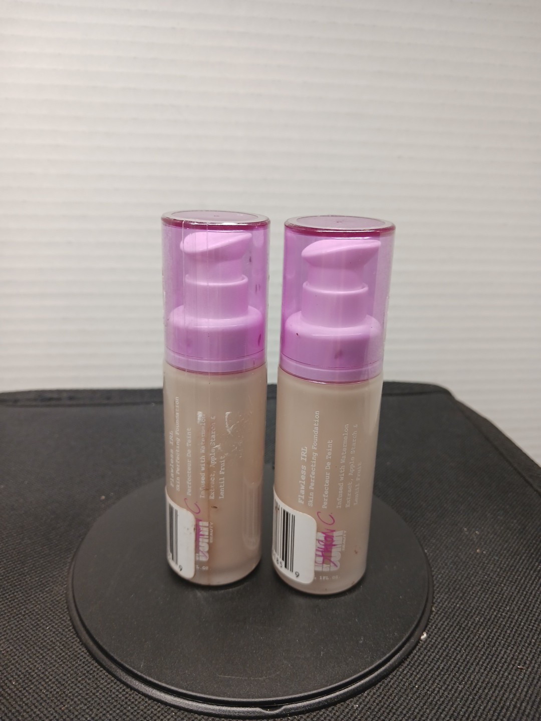 Uoma By Sharon C, Flawless IRL Skin Perfecting Foundation lot 2 (White Pearl T1)
