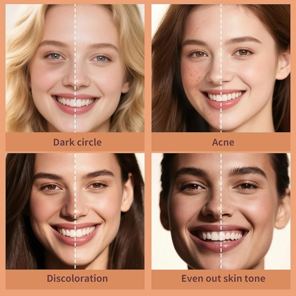 Foundation Stick Concealer Full Coverage Makeup w/ Built In Brush Shade 05