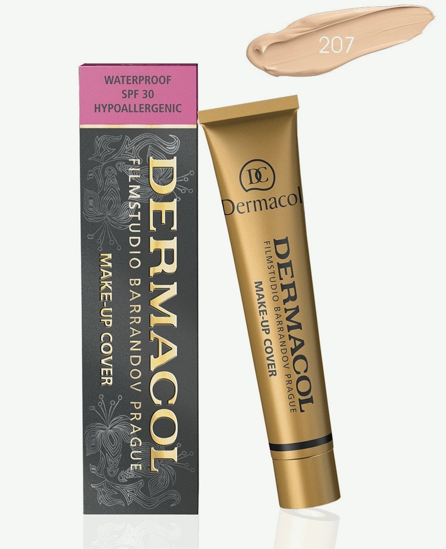 EXPIRED Dermacol Foundation Makeup Waterproof Hypoallergenic High Full Cover-age