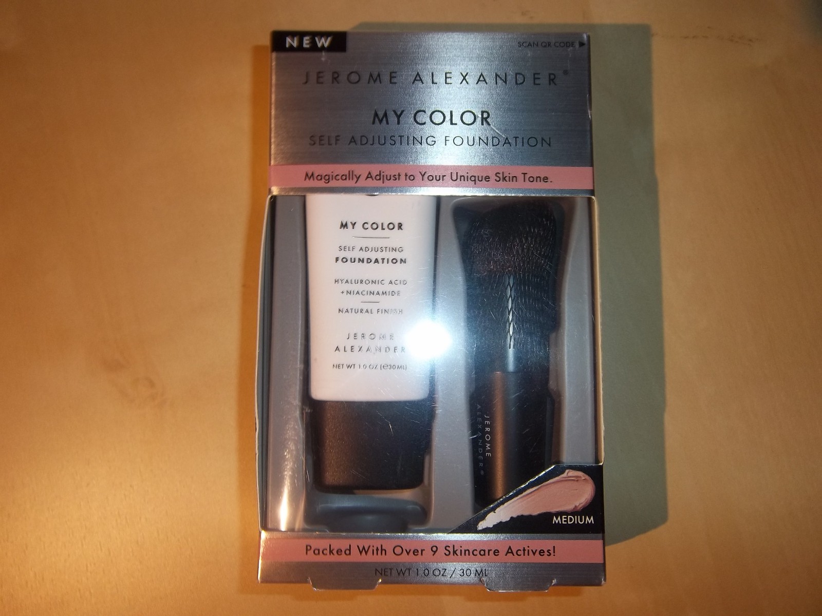 Jerome Alexander My Color Medium Self Adjusting Foundation Skincare Actives NEW
