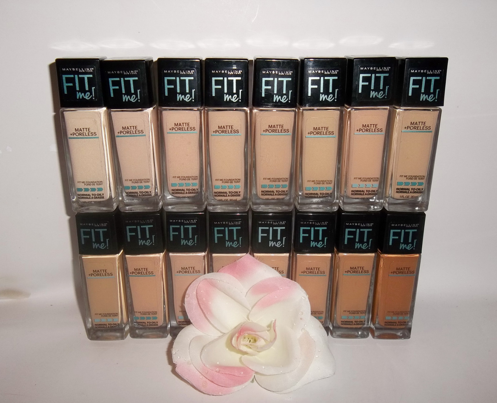 Maybelline Fit Me Matte + Poreless Liquid Foundation w/ Clay PICK Normal to Oily