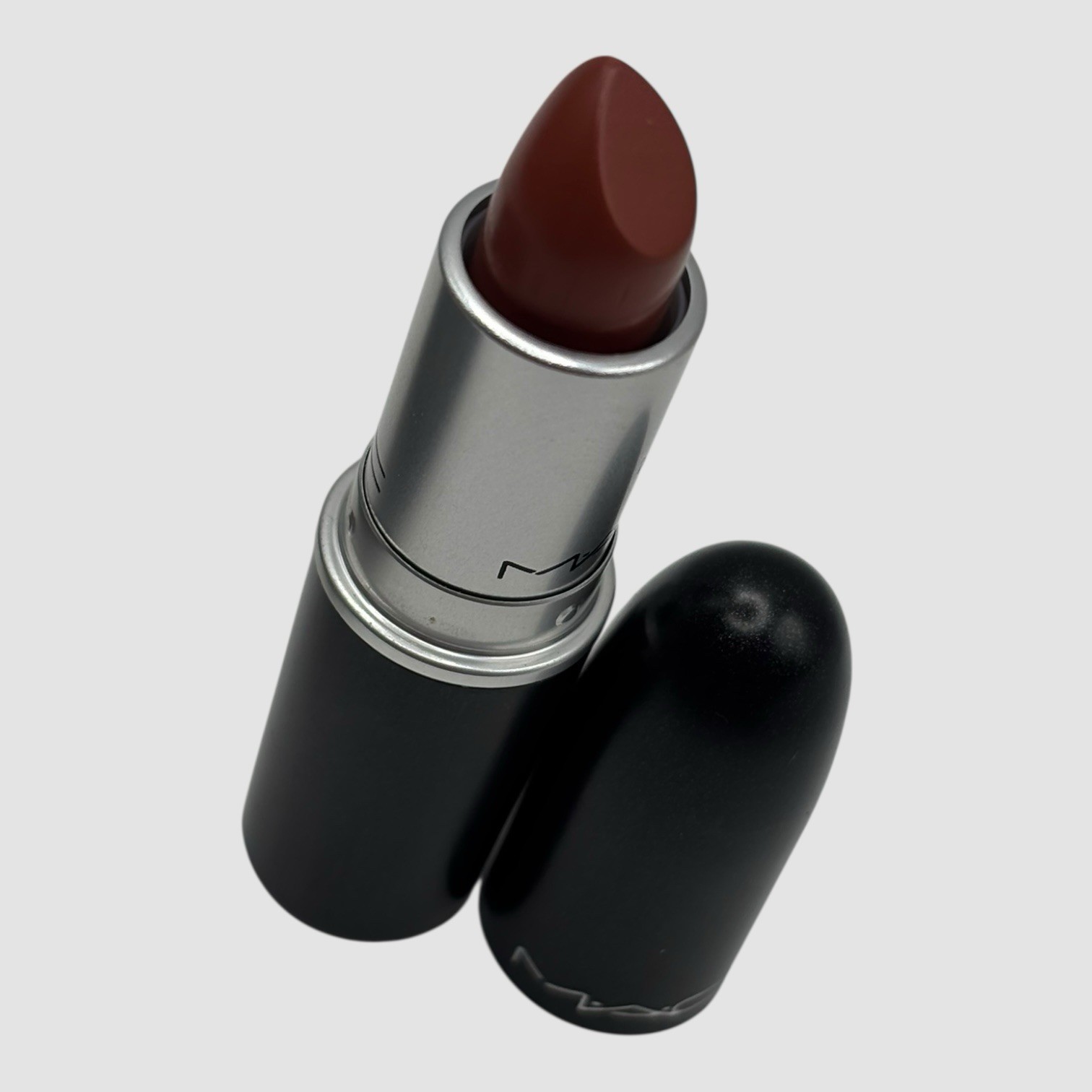 MAC Pro Longwear Powder Pressed Foundation MEDIUM 0.39oz and MAC Matte Lipstick