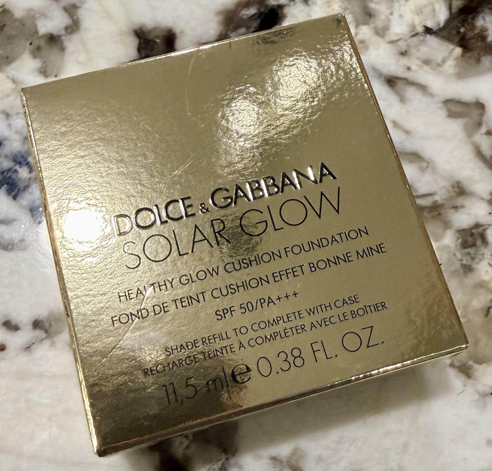 Dolce & Gabbana Solar Glow Healthy Glow Cushion Foundation 120 NUDE NIB Refill