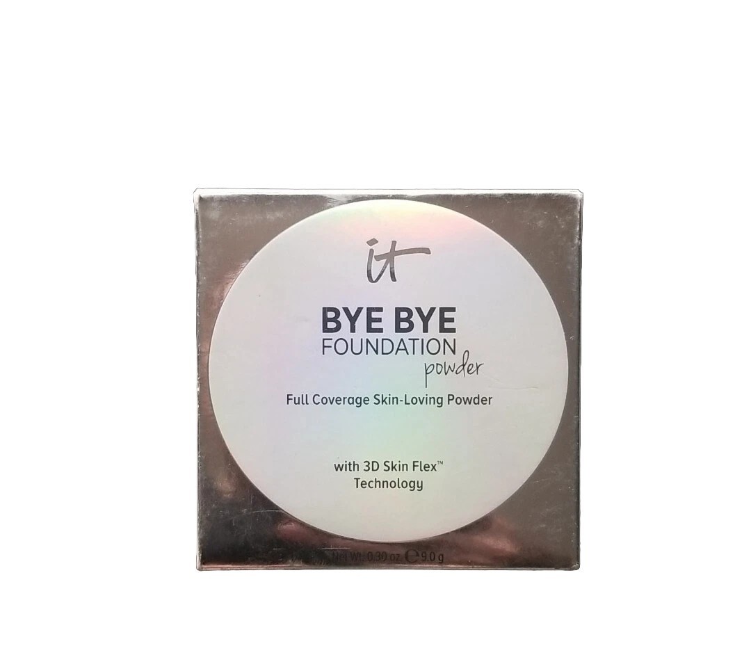 It Bye Bye Foundation Powder “Deep Mocha” 3D Skin Flex Technology 0.30oz/9.0g