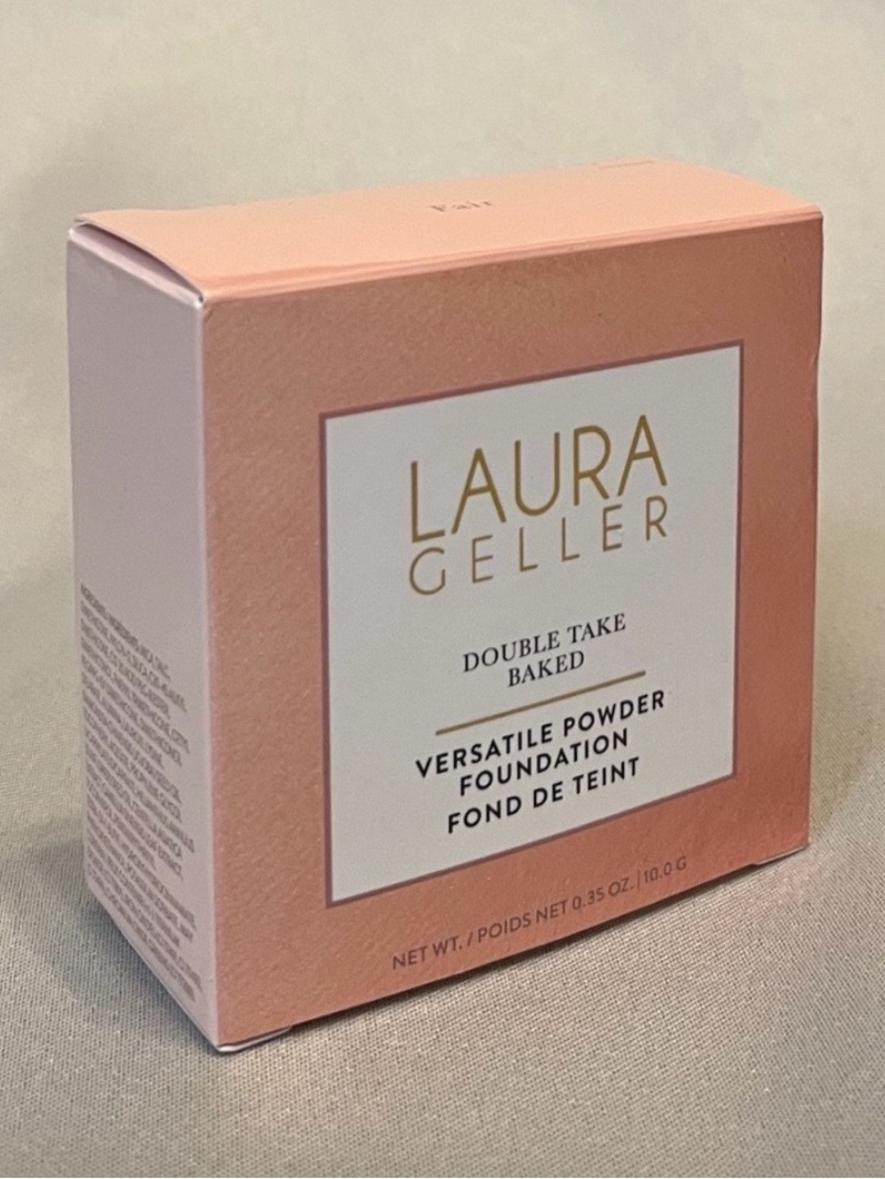 Laura Geller Double Take Baked Foundation Fair NIB $38