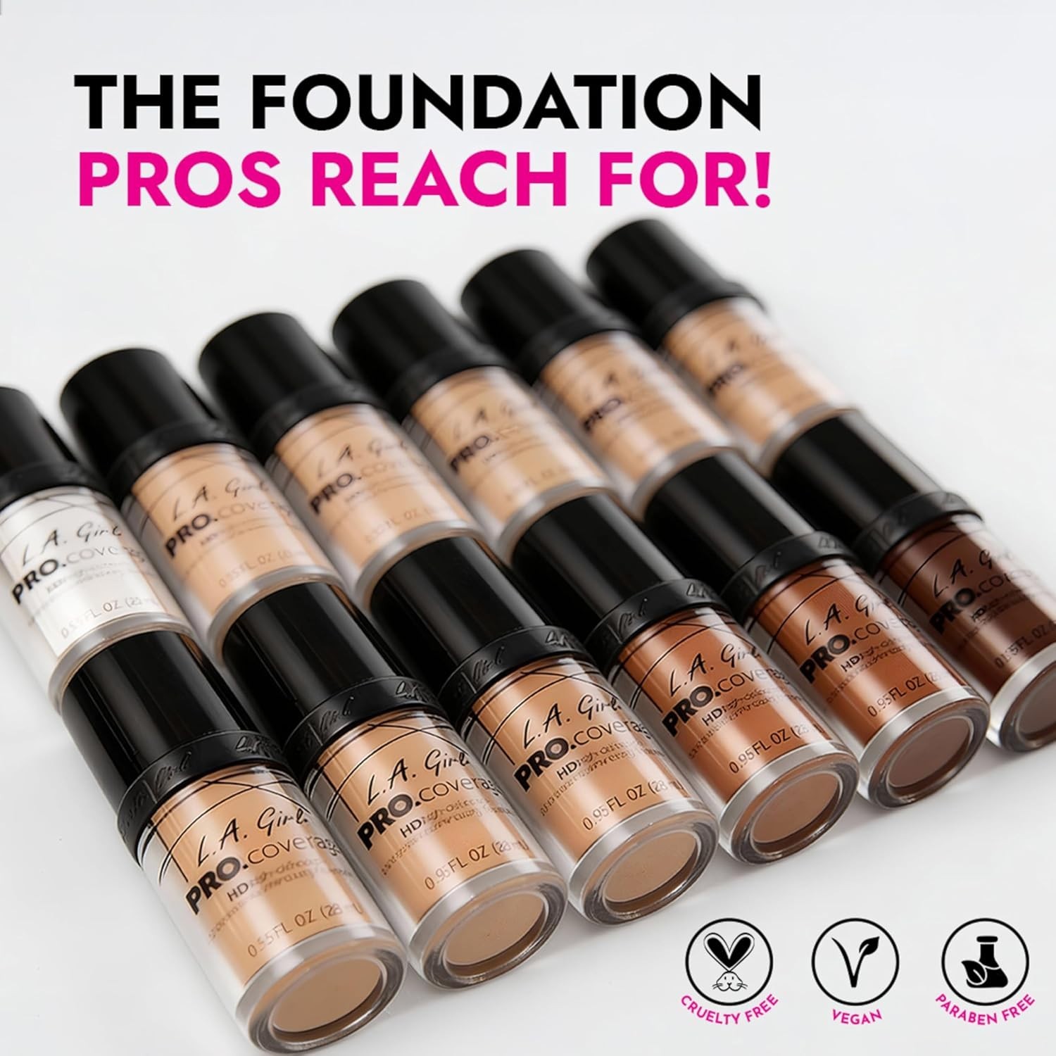 Pro Coverage Liquid Foundation, Bronze, 0.95 Fl Oz