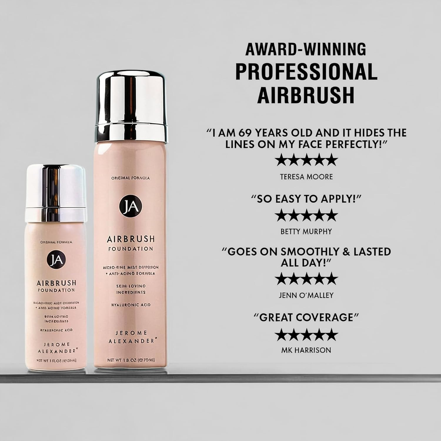 Magicminerals Airbrush Foundation – Long Lasting Full Coverage Foundation Makeup