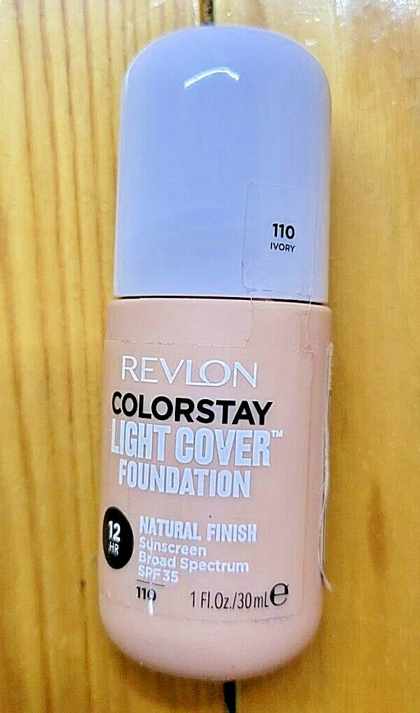 REVLON #110 IVORY COLORSTAY LIGHT COVER FOUNDATION SPF35 1oz