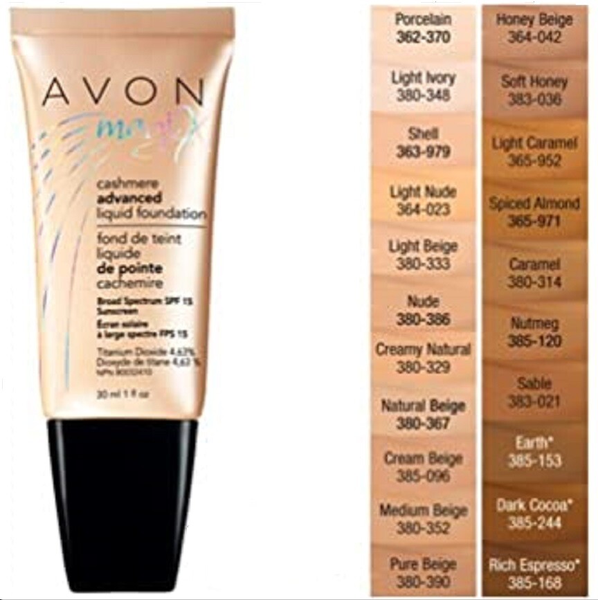 Avon Magix Cashmere Advanced Liquid Foundation…New in box. Fast Shipping