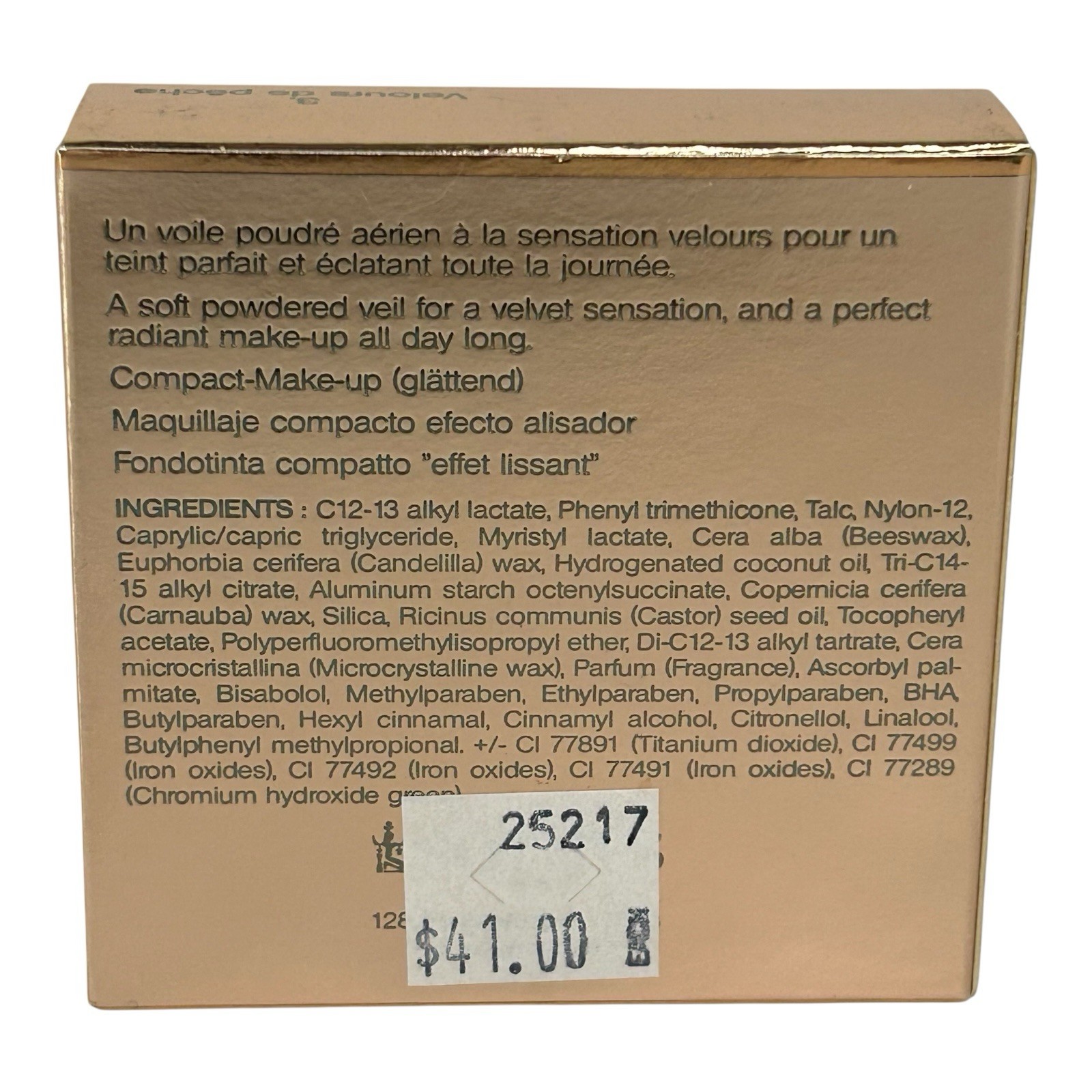 Sothys Paris Smoothing Compact Foundation Velours de peche (Peach Velvet) 0.2 oz