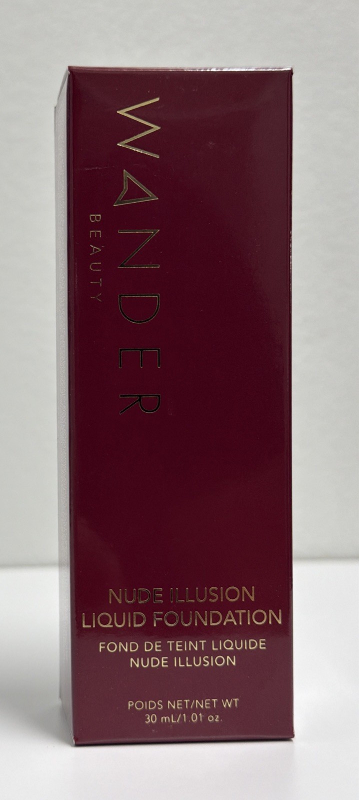 WANDER BEAUTY Nude Illusion Liquid Foundation, DEEP, 1 Fl Oz / 30 mL NIB