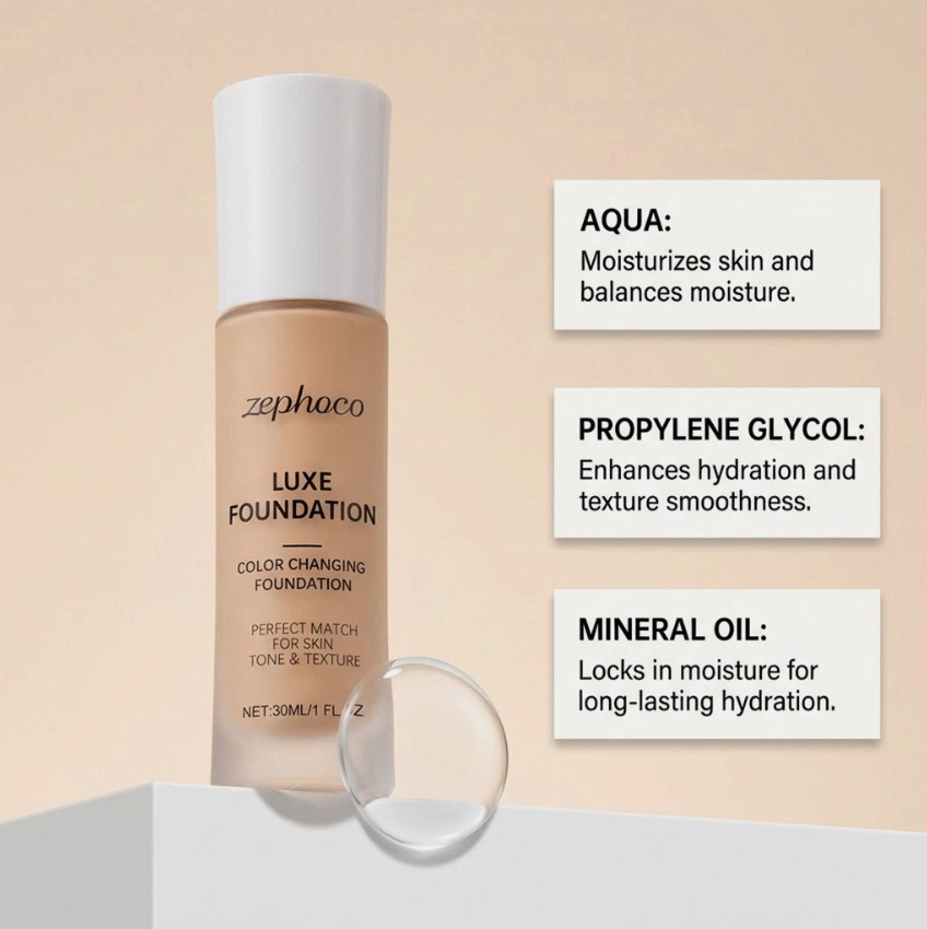 LUXE Intelligent Color Correcting Foundation, 30ml/1 fl oz – Fits All Skin Tone
