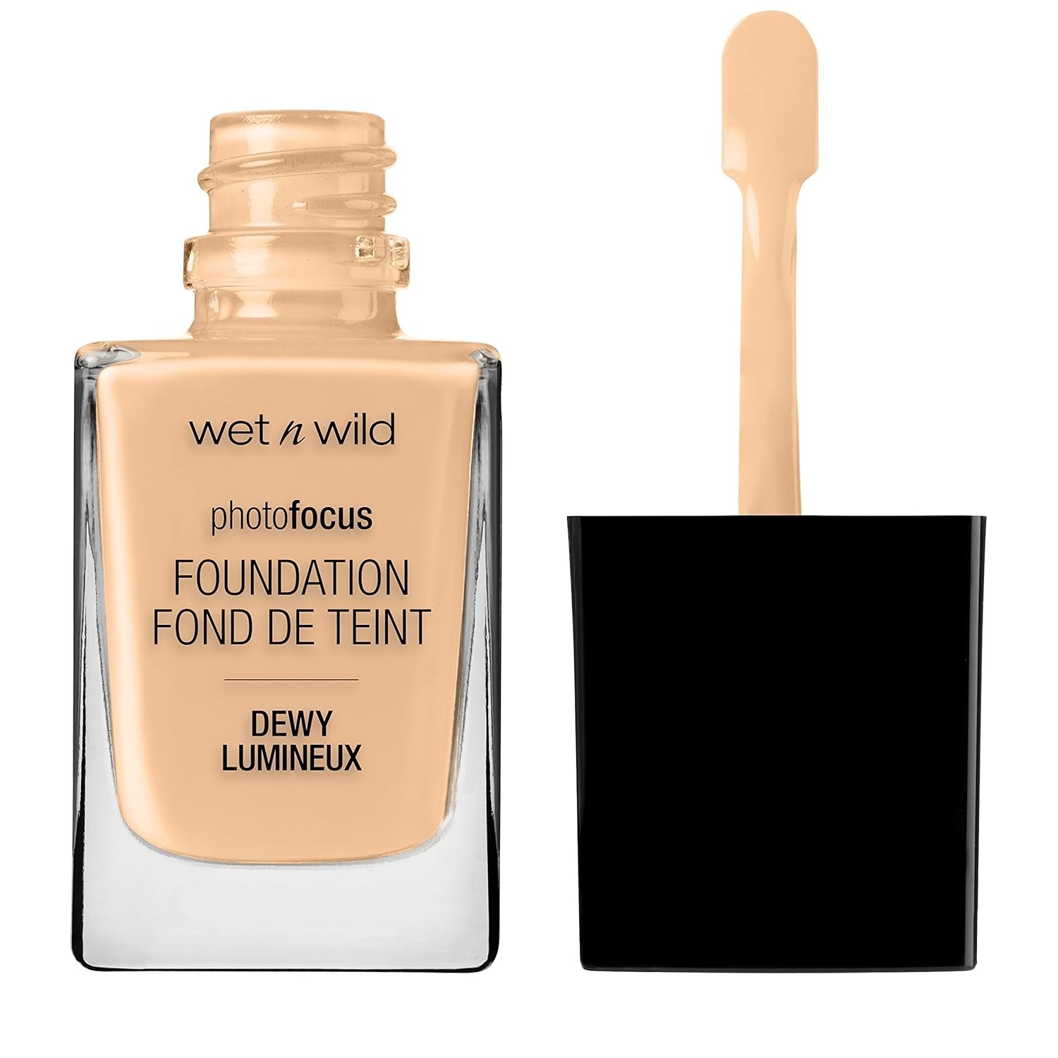 Soft Beige Photo Focus Dewy Foundation – Smooth Texture, Buildable Coverage