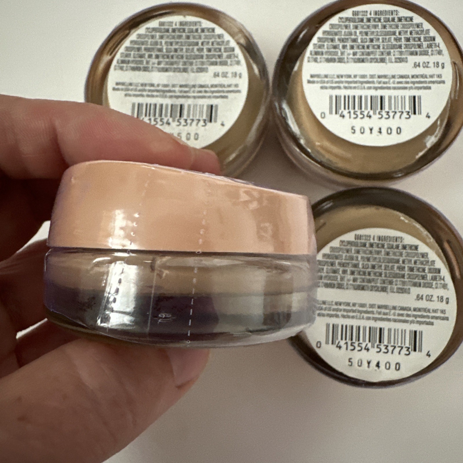 (4) Maybelline Dream Matte Mousse Light Beige Medium 0 Foundation .64oz