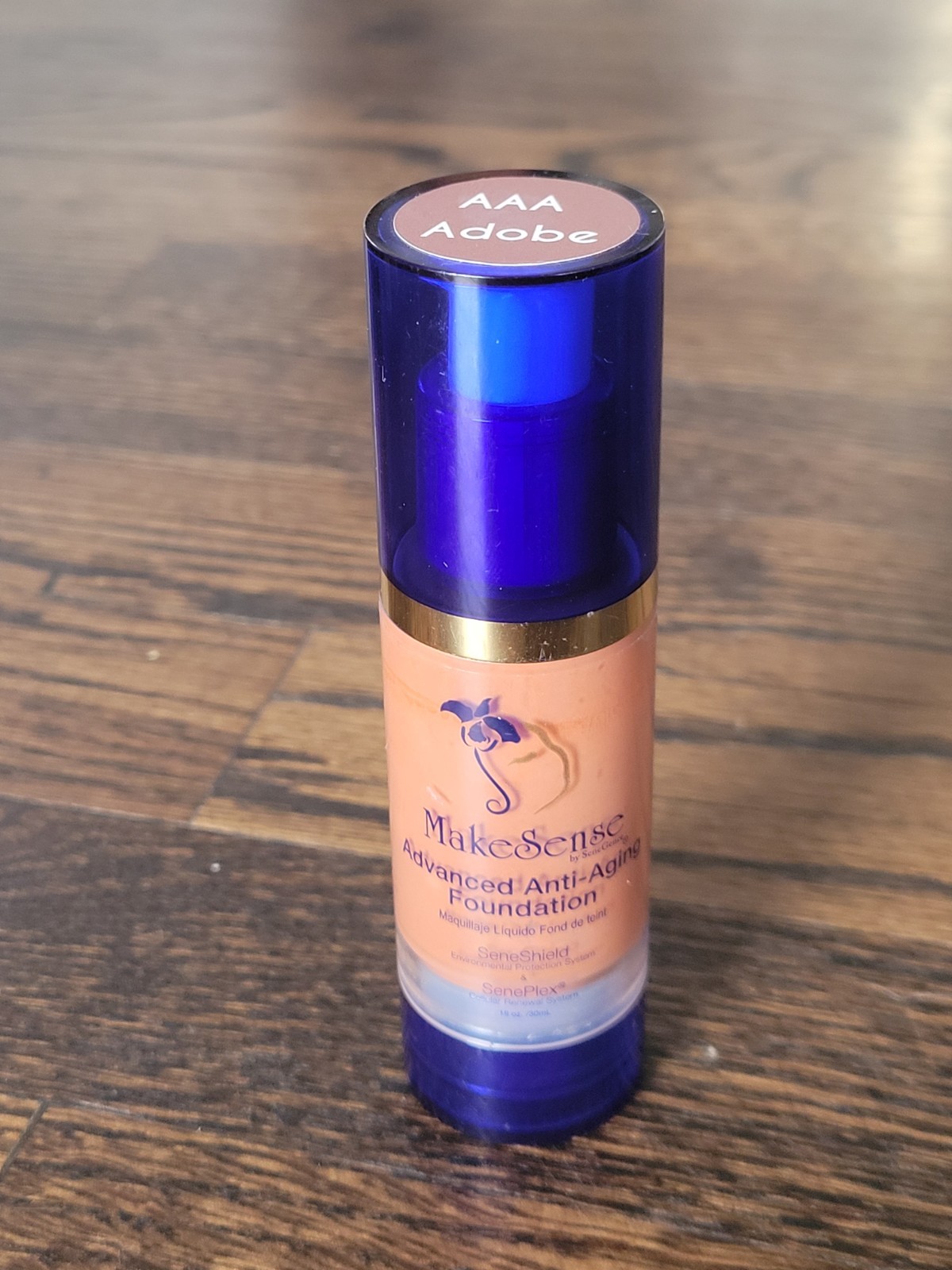 Senegence MakeSense Foundation 1oz w/Seneplex Advanced Anti-Aging – Adobe