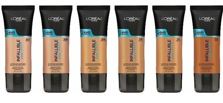 L’Oreal Infallible Pro-Glow 24HR Foundation Radiant Finish 1oz Choose Your Shade
