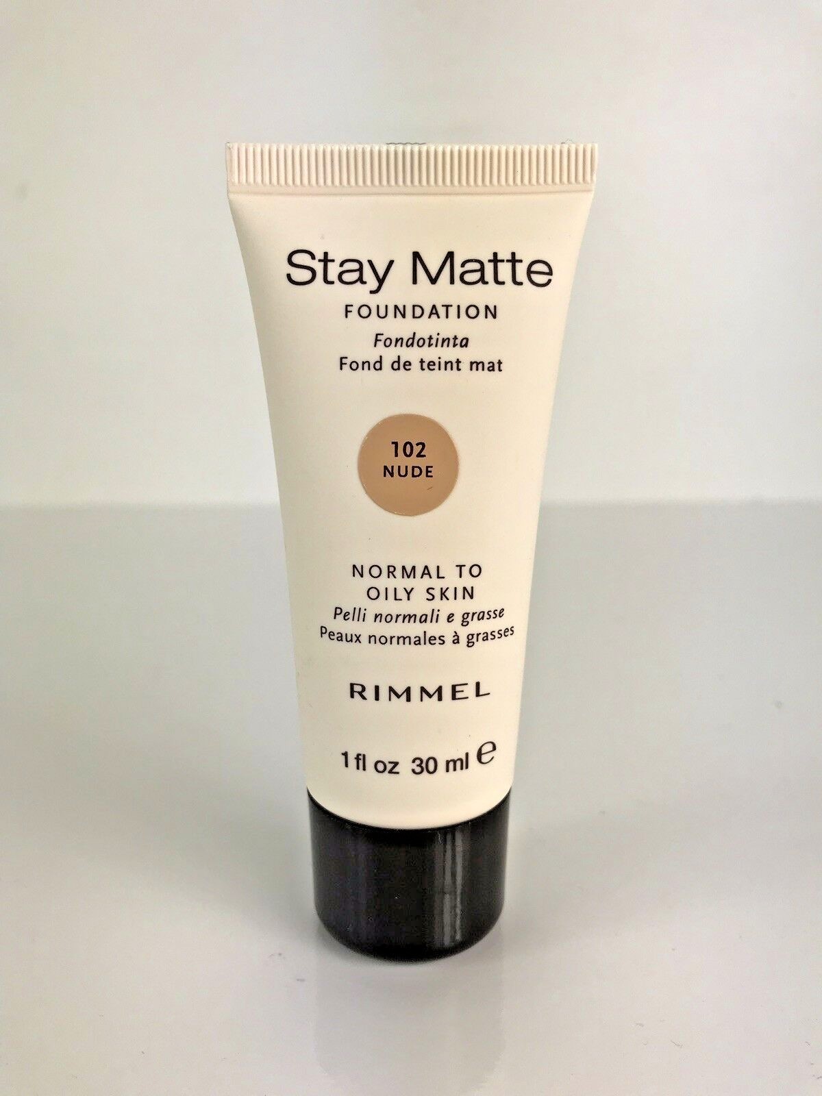 Rimmel Stay Matte Foundation -102 Nude- Normal to Oily Skin Discontinued Shade