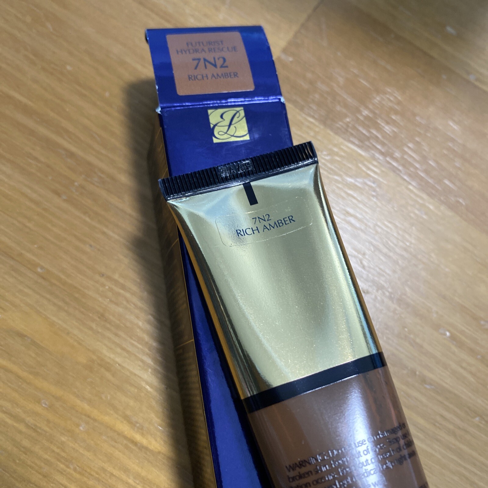 Estee Lauder Futurist Hydra Rescue Moisturizing Makeup 7N2 Rich Amber