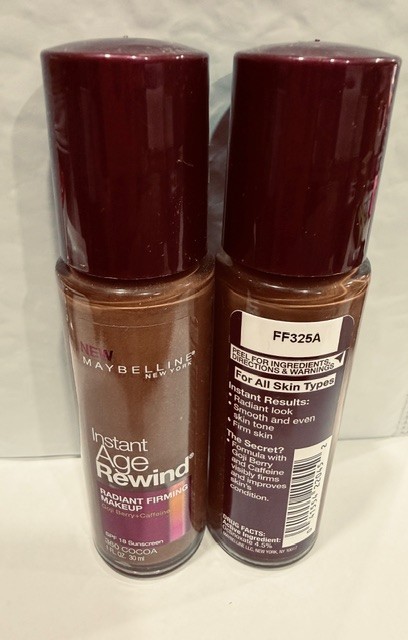Maybelline Instant Age Rewind Radiant Makeup 360 Cocoa 30ml – Pack of 2