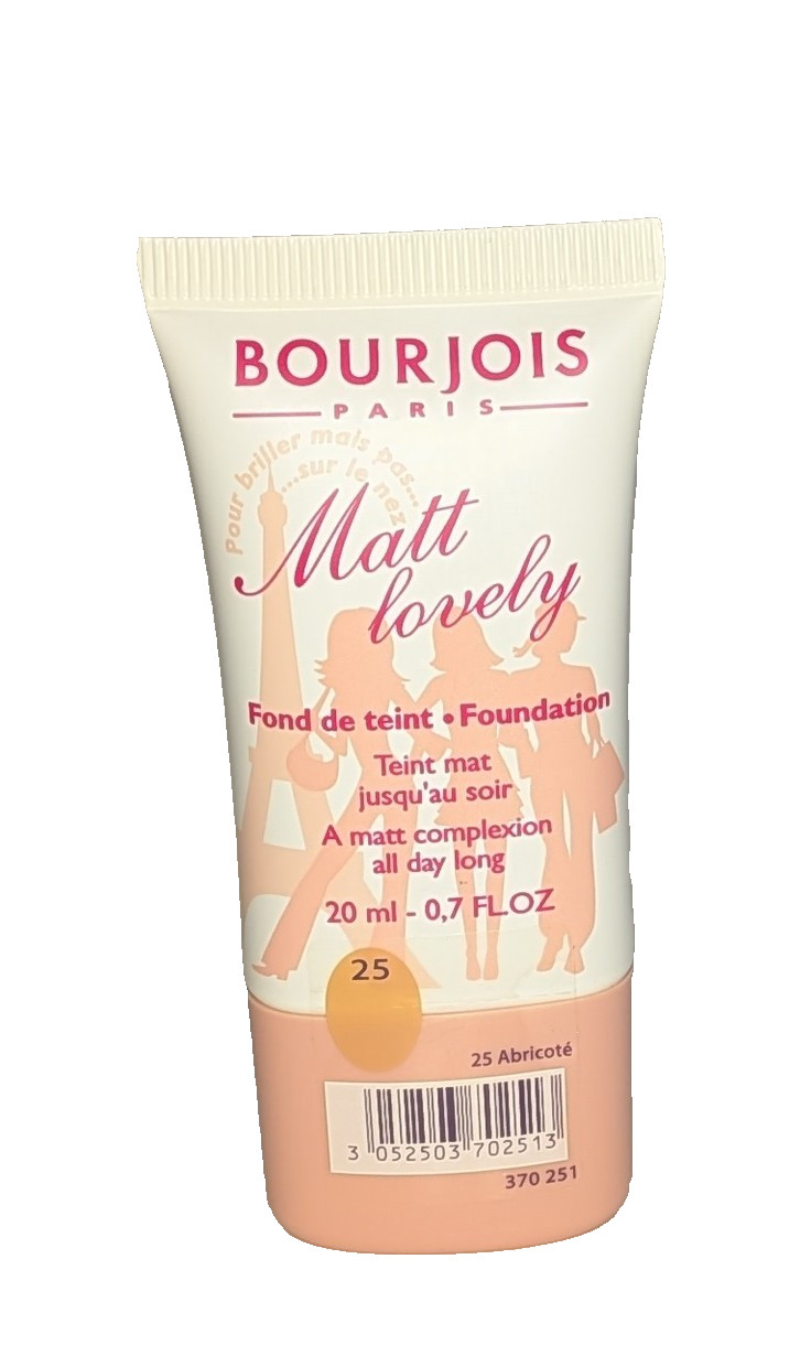 Bourjois Matt Lovely Foundation 25 Abricote NEW Sealed