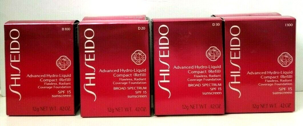 SHISEIDO Advanced Hydro-Liquid Compact (REFILL) 0.42 oz BOX PICK YOUR SHADE