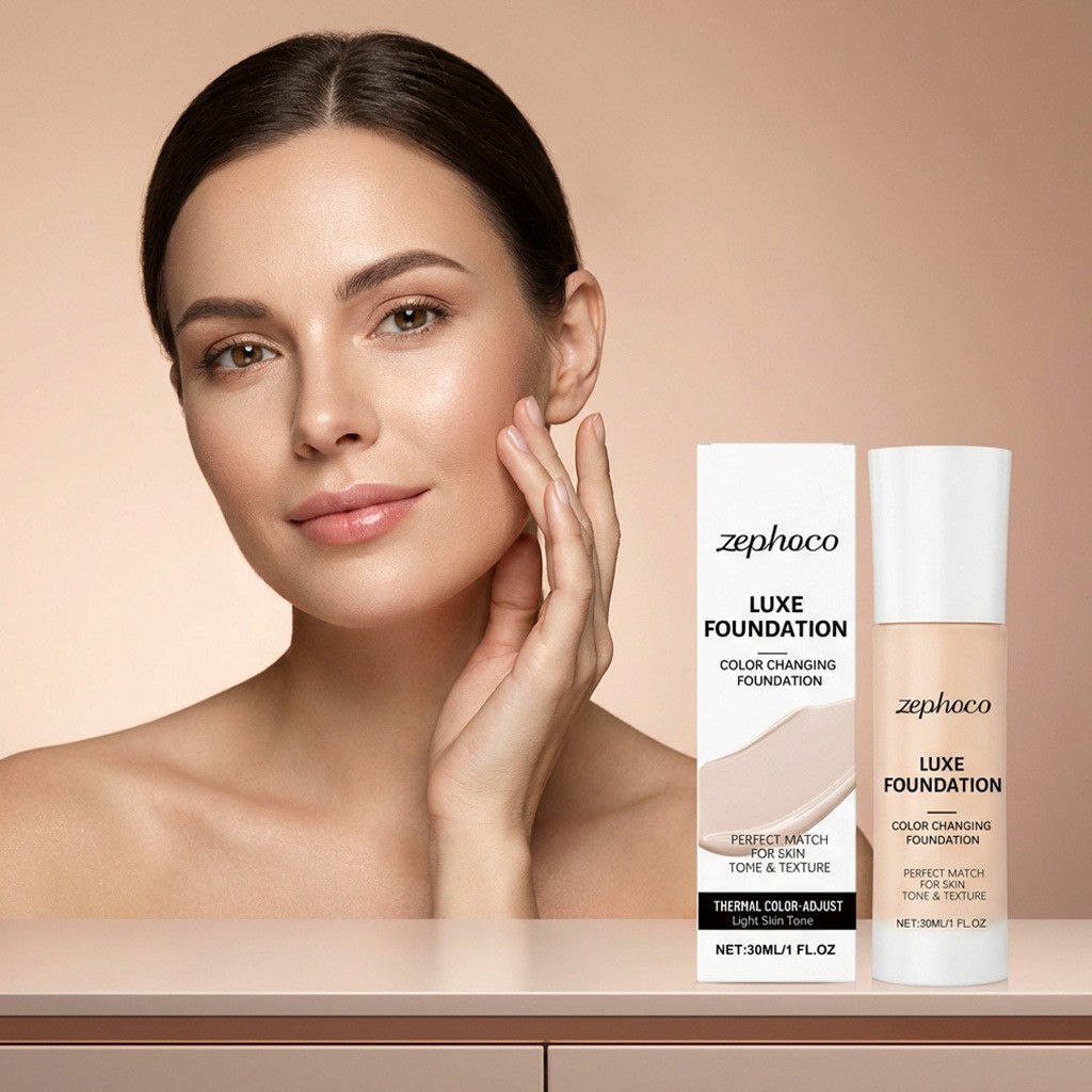 LUXE Intelligent Color Correcting Foundation – Fits All Skin Tone, 30ml/1 Fl Oz